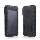 Bakeey 12000mAh LED Flashlight Solar Waterproof  Fast Charging DIY Power Bank Case For iPhone XS 11 Pro Huawei P30 Pro Mate 30 5G Xiaomi 9Pro Redmi K30 S10+ Note10 5G