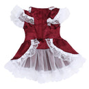 Lovely Dog Dress Puppy Wedding Dress Formal Dress Doggy Skirt Dog Clothes