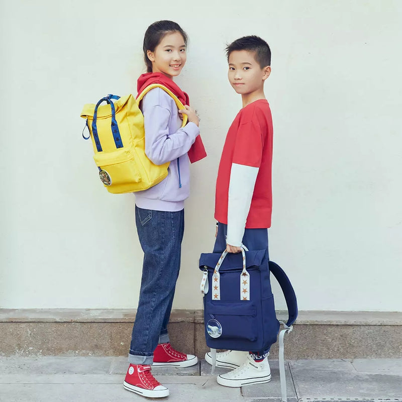 Yang Rolled Fun Casual Backpack Waterproof Student Schoolbag with Reflective Strips from XIAOMI YOUPIN