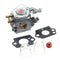 Carburetor with Gasket Primer Bulb For Zama Echo PE-2000 PPT2100 PP1200