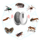 DROW Ultrasonic Pests Repellent Animal Repeller Cockroach Mosquito Insect Pest Mice Controller Home Hospital Hotel Outdoor