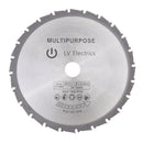 Drillpro Multi-Purpose 24 Teeth 1.8x210mm Saw Blade 25.4mm Bore Wood Cutting Blade Disc for Wood Soft Material Woodworking Tool