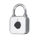 Fingerprint Lock Electronic Smart Keyless Door Padlock Biometric USB Rechargeabl