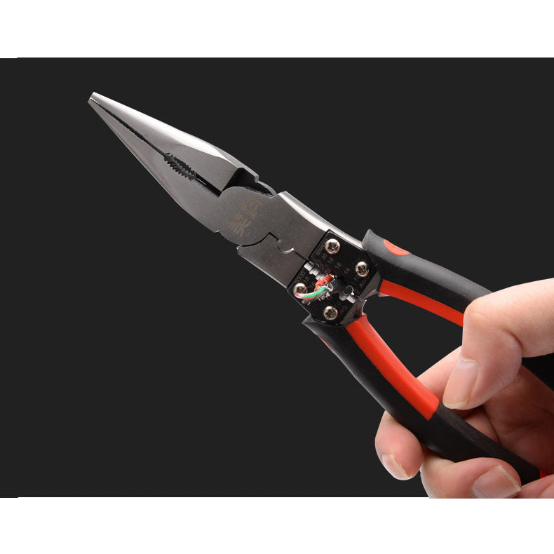 MYTEC Needle-nose Pliers Pliers Tool Multifunctional Household 8 Inch Oblique Mouth Vise Wire Stripper Plier