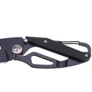 Sanrenmu 612 Multifunctional Tools Frame Lock Camping Folding Tool Carabiner Outdoor Camp Open Hang Multi Tool Quickdraw Clip Package Self Care Survive
