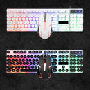 Q210 Rainbow Backlit USB Wired 104Key Mechanical Keyboard and 1600 DPI LED Mouse Combo