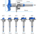 Drillpro Blue 15 20 25 30 35mm Forstner Drill Bit Wood Auger Cutter Hex Wrench Woodworking Hole Saw For Power Tools