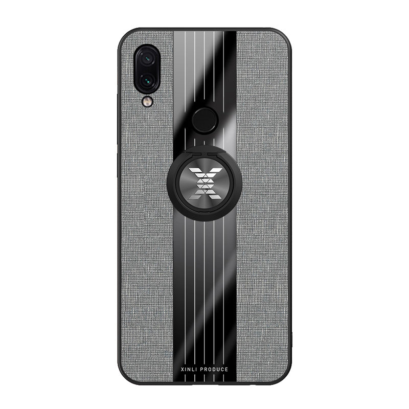 Bakeey Armor Shockproof Magnetic Ring Stand Cloth Protective Case For Xiaomi Redmi Note 7/ Redmi Note 7 pro
