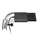 1.5W 8cm Adjustable 2835 LED Aquarium Fish Tank Super Slim Light Lamp Black