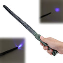 Cosplay Magic Wand Wooden Look Magician Wizard With Light & Sound Toys