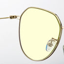 ANDZ Metal Geometric Frame Fashion Eye Care Glasses Anti-Blue Glasses 46% Light Blocking Rated Glasses from Xiaomi Youpin