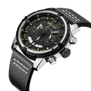MEGIR 2047 Male Multifunction Chronograph Luminous Fashion Casual Men Quartz Watch