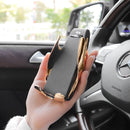HOCO Intelligent Automatical Lock Qi Wireless 10W Fast Charge Car Holder Mount for Samsung Mobile Phone