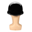 DOT German Style Motorcycle Half Face Helmet Motocross Bike Matte Black M/L/XL