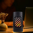 5W Portable bluetooth Speaker LED Flame Effect Lamp Touch Control Colorful Atmosphere Night Light