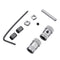 1Set DIY Prusa i3 MK2/MK3 Dual Gears Steel Pulley Kit For 3D Printer Gears Extrusion Wheel Part