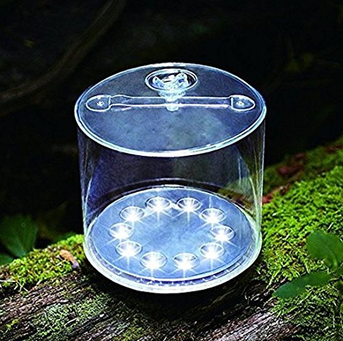 Inflatable LED Solar Light, Rechargeable Waterproof Lantern For Garden Yard Outdoor
