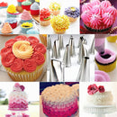 Honana CF-PT02 24Pcs Flower Pastry Cake Icing Piping Nozzles Decorating Tips Cake Baking Tools