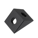 2Pcs Aluminum Black Angle Corner Connector For 2020Profile Extruder 3D Printer Part
