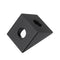2Pcs Aluminum Black Angle Corner Connector For 2020Profile Extruder 3D Printer Part