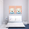 Miico Hand Painted Oil Paintings Cartoon White Bear Paintings Wall Art For Home Decoration