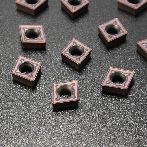 10pcs CCMT060204 LF6018 Carbide Inserts Carbide Cutter For Turning Tool Boring Bar