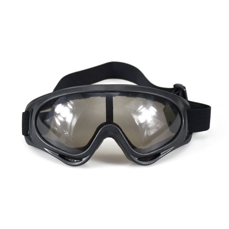 GHOST RACING Motorcycle Retro Racing Goggles Wind Dust Proof ATV Sunglasses Black Frame