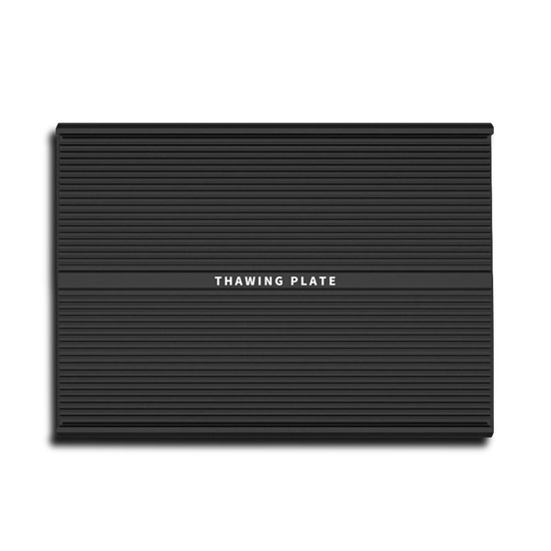 Food Thawing Plate Fast Defrosting Tray Frozen Meat Tray Rapid Defrost Safe Board Food Chopping Blocks Kitchen Tool Black