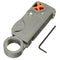 2Pcs RG6/59 Double Blades Fully Adjustable Wire Stripper Cutter Cable Stripping Tool