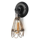 Retro Industrial Vintage Cage E27 Wall Lamp Indoor Bar Ceiling Light