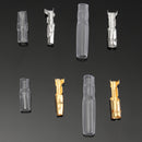 100 Sets 3.9mm Motorcycle Brass Colour Bullet Male & Female Wire Connector