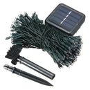 22M Solar Powered 200LED Fairy Holiady String Light Outdoor Wedding Christmas Room Party Lamp