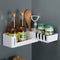 Rotating Corner Bathroom Storage Rack Shower Shelf Organizer Basket Tidy Hook Bathroom Shelf Rack