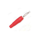 Amass 5 Colors 4mm Nickel Plated Copper Banana Plug Connector With PVC Rubber Sheath