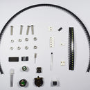 Geekcreit DIY 6 Digit LED Large Screen Two-Color Digital Tube Desktop Clock Kit Touch Control