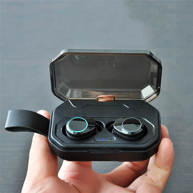 X6 2 in 1 Wireless bluetooth 5.0 Earphone Waterproof Binaural Call Touch Stereo In-ear TWS Headphone With Power Bank