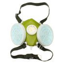 Industrial Gas Chemical Anti-Dust Spray Paint Respirator Face Mask Filter Glasses Goggles Set Twin C