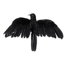Realistic Looking Halloween Decorations Birds Black Feathered Detachable Crow