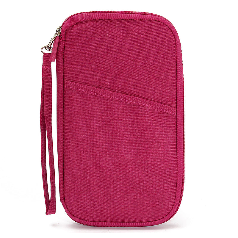 Pen Pencil Phone Passport ID Credit Card Ticket Wallet Purse Makeup Zipper Storage Holder Bag Case