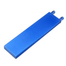 40*160 0.5mm Blue Aluminum Alloy Water Cooling Block Radiator Liquid Cooler Heat Sink Equipment