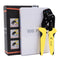 PARON JX-1601-01T AWG24-14 Crimper Plier Wire Crimper Tools Kit Ratchet Plier Hand Tools with 500Pcs Terminals
