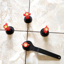75pcs Flat Tile Leveling System Positioning Level Master T-Lock Pliers Tools Kit
