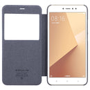NILLKIN Sparkle PU Leather Case Window Smart Sleep Flip Cover For Xiaomi Redmi Note 5A Prime