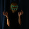 3 Flash Modes Halloween Pumpkin Light Up Mask LED Flash Cosplay Costume Party