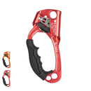 XINDA Aluminum Left Hand Grasp Safety Rock Climbing Ascender Device Rappelling Belay