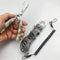 ZANLURE 2PCS Stainless Steel Camouflage Fish Pliers Set Fishing Gripper Set Outdoor Portable Fishing Tool