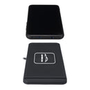 Car Qi Wireless Charger Pad With Anti Skid Rubber Base