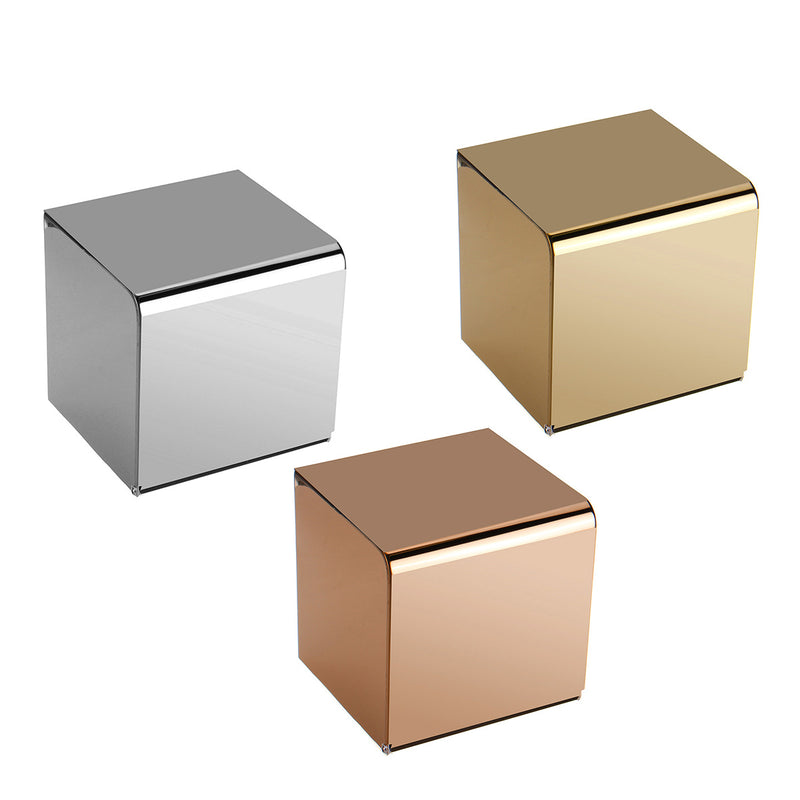 Square Wall-mounted Bathroom Tissue Paper Dispenser Tissue Box Holder 3 Colors