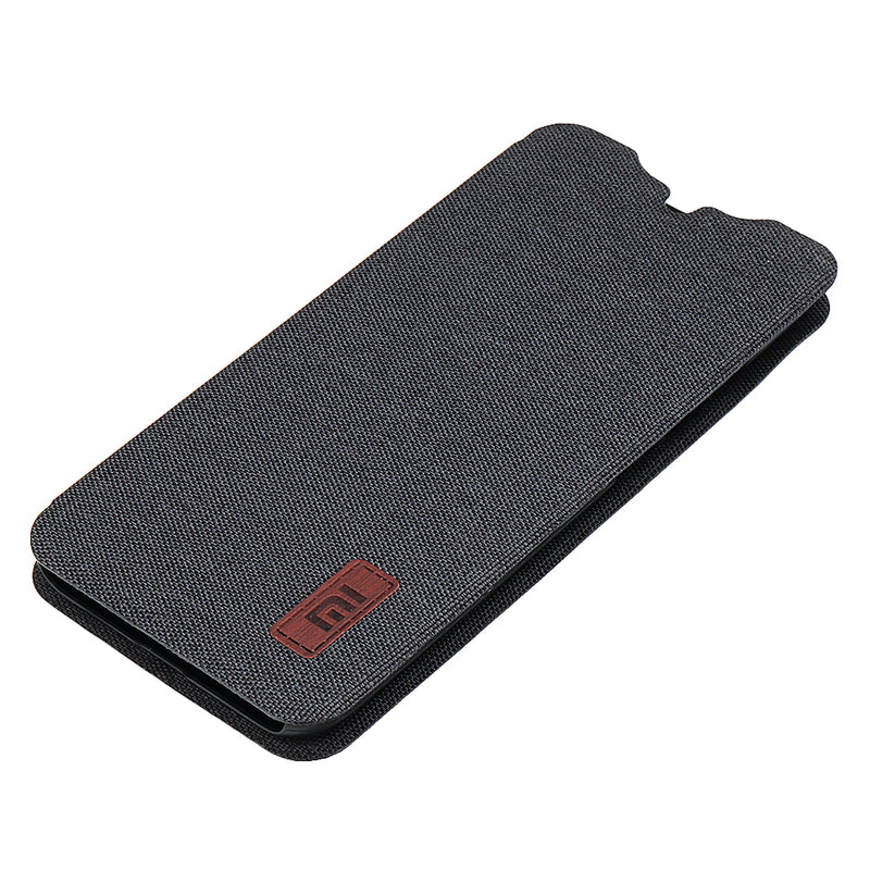 Bakeey Flip Shockproof Fabric Soft Silicone Edge Full Body Protective Case For Xiaomi Redmi 7