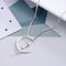 Trendy Cute Moon Cat Necklace Geometric Animal Pendant Necklace Clavicle Chain
